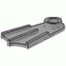 Part 2599 Light Gray Minifig, Footgear Flipper 